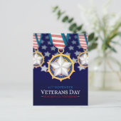 Veteranendag Feestdagenkaart (Staand voorkant)