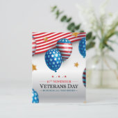 Veteranendag Feestdagenkaart (Staand voorkant)