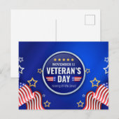 Veteranendag Feestdagenkaart (Voorkant / Achterkant)