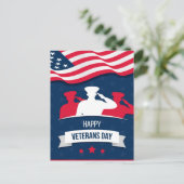 Veteranendag Feestdagenkaart (Staand voorkant)