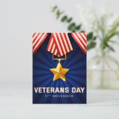 Veteranendag Feestdagenkaart (Staand voorkant)