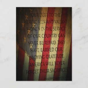 Veteranendag Harry S. Truman Briefkaart