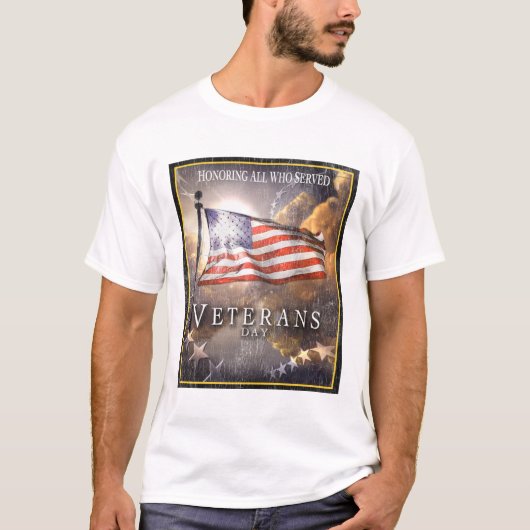 Veteranendag - Herdenking van onze verloren vetera T-shirt (Voorkant)