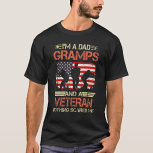 Veteranendag ik ben een grap en een veteraan niets t-shirt