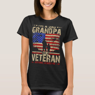 Veteranendag ik ben een pa-opa en een veteranename t-shirt
