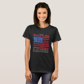 Veteranendag in ruste Soldaat - VS - vlaggenstrijd T-shirt (Voorkant volledig)