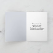 Veteranendag Kale Adelaar op Militair Kruis Kaart (Binnen)