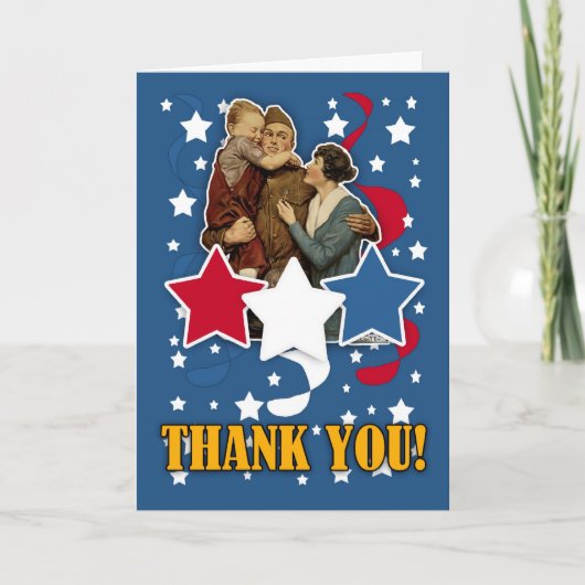 Veteranendag - Memorial Day Dank u wel Bedankkaart (Voorkant)