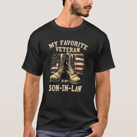 Veteranendag Mijn favoriete veteraan is mijn schoo T-shirt (Voorkant)