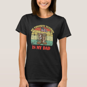 Veteranendag mijn favoriete veteraan is mijn vader t-shirt