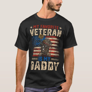 Veteranendag Mijn favoriete veteraan is mijn vader T-shirt
