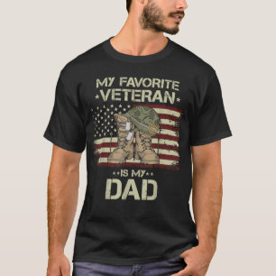 Veteranendag Mijn favoriete veteraan is mijn vader T-shirt