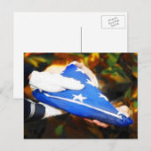 Veteranendag militaire ceremonie briefkaart (Voorkant / Achterkant)