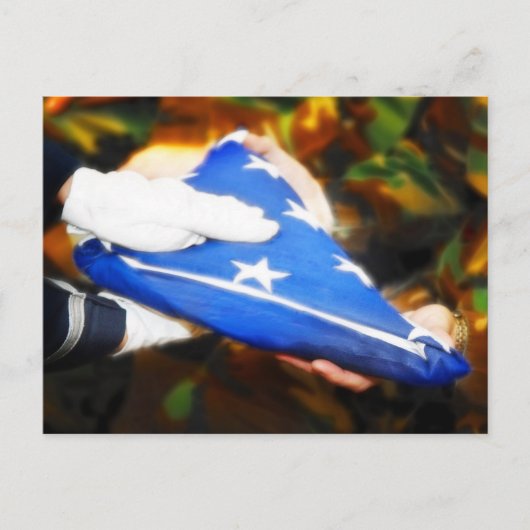 Veteranendag militaire ceremonie briefkaart (Voorkant)