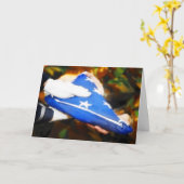 Veteranendag militaire ceremonie kaart (Gele Bloem)