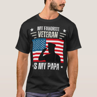 Veteranendag Militaire Mijn favoriete veteraan is T-shirt