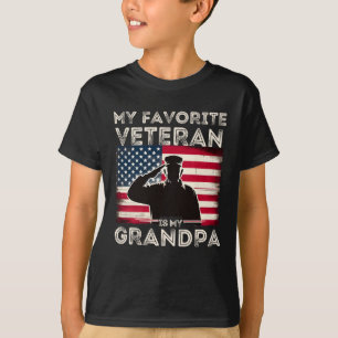 Veteranendag Militaire Mijn favoriete veteraan is  T-shirt