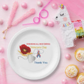 Veteranendag Papieren Bordje (Feest)