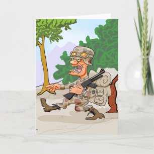 Veteranendag soldaat feestdagen kaart