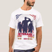 veteranendag t-shirt (Voorkant)