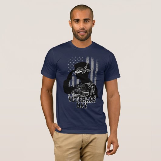 Veteranendag T-shirt (Voorkant volledig)
