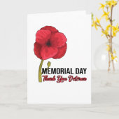 Veteranendag van de papaver kaart (Gele Bloem)