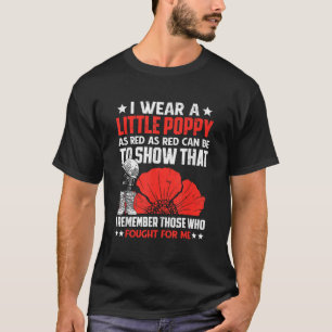 Veteranendag Verenigde Staten Memorial Lest We ver T-shirt