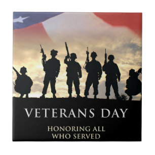 Veteranendag Verenigde Staten Tegeltje