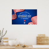 Veteranendag - Vier degenen die dienden Poster (Keuken)