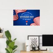 Veteranendag - Vier degenen die dienden Poster (Thuiskantoor)