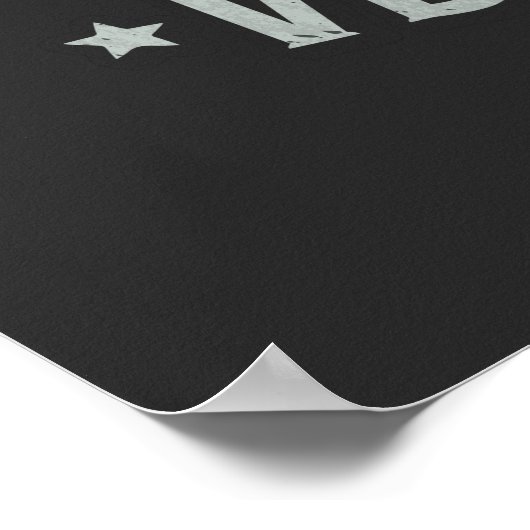 Veteranendag VS-vlag Poster (Hoek)