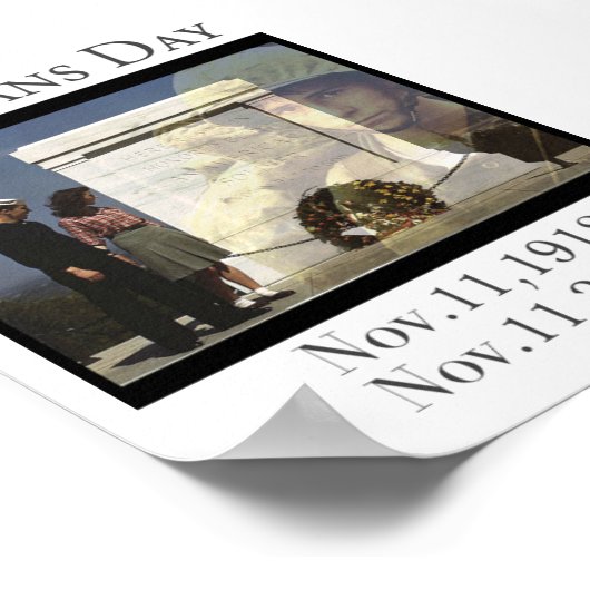 Veteranendag (wapenstilstandsdag) poster (Hoek)