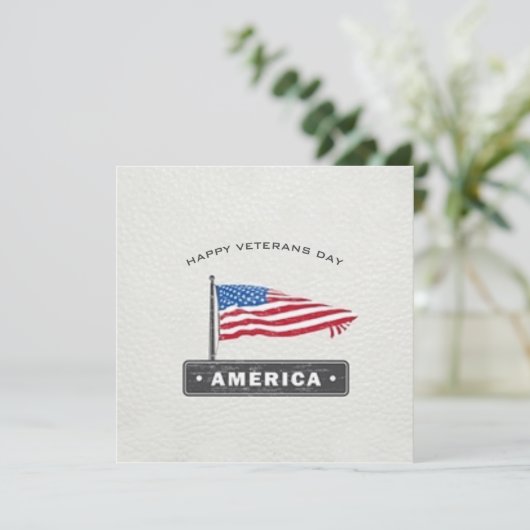 Veteranendagkaart (Staand voorkant)