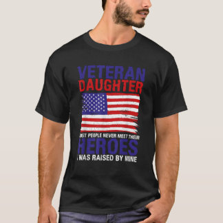 Veteranendochter van Hero Memoria, 4 juli T-shirt