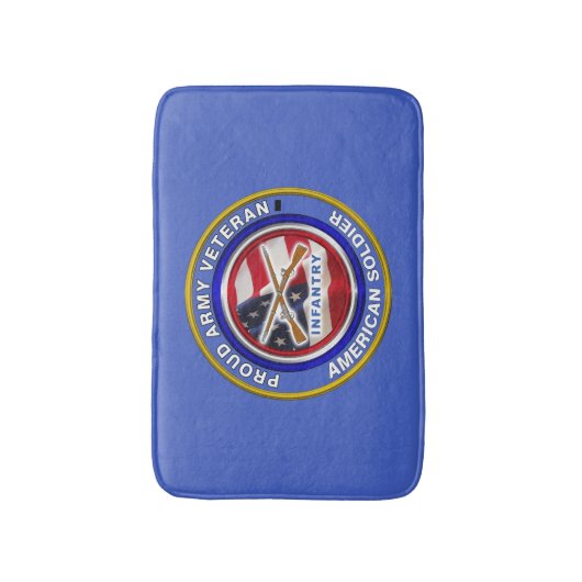 VeteraneninfanterieSoldaat van het rode leger Badmat (Voorkant Verticaal)