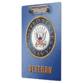 Veteranenklembord van de Amerikaanse marine Klembord (Links)