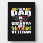 Veteranenpap Vietnam Fotoplaat (voorkant)