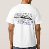 Veteranenpartij - 2e amendement T-shirt (Achterkant)