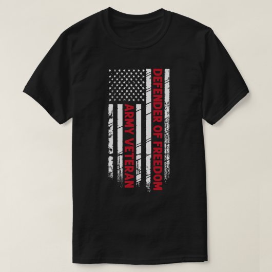 Veteranenverdediger van de vrijheid 34 t-shirt (Design voorkant)