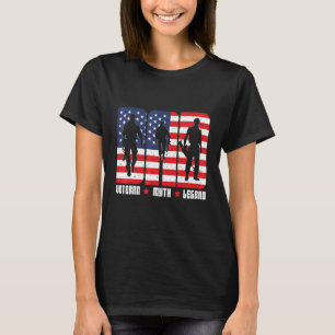 Veteranenveteranen patriot militaire onafhankelijk t-shirt
