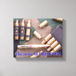 Veteranenveteranen van de luchtmacht van het leger canvas afdruk