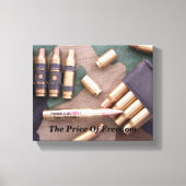 Veteranenveteranen van de luchtmacht van het leger canvas afdruk (Voorkant)