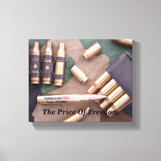 Veteranenveteranen van de luchtmacht van het leger canvas afdruk (Voorkant)