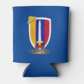 Veteranenveteranen van het leger USARV Vietnam Blikjeskoeler (Voorkant)