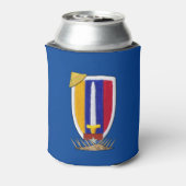 Veteranenveteranen van het leger USARV Vietnam Blikjeskoeler (Blikje Achterkant)