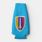 Veteranenveteranen van het leger USARV Vietnam Flesjeskoeler (Voorkant)