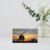 Veteranenveteranen voor gevechtsvliegtuigen visitekaartje (Staand voorkant)