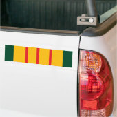 Veteranenvlag Vietnam Bumpersticker (Op Truck)