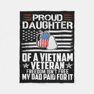 Veteranenvrijheid in Vietnam Fleece Deken