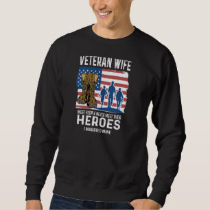 Veteranenvrouw De meeste mensen ontmoeten hun held Trui